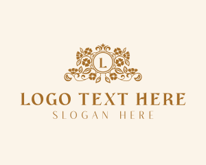 Wedding - Feminine Floral Boutique logo design