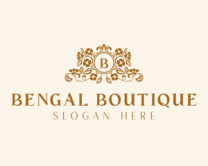 Feminine Floral Boutique logo design