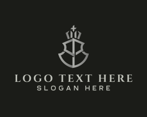 Monogram - Royal Silver Crest logo design