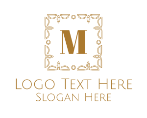 Nordic - Luxurious Frame Lettermark logo design