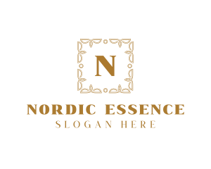 Nordic - Luxurious Antique Frame logo design