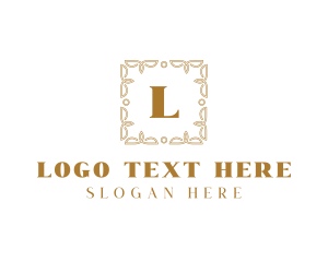 Luxurious Antique Frame  Logo