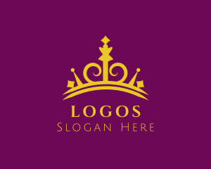 Kingdom - Tiara Crown Luxury logo design