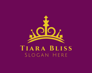 Tiara Crown Luxury logo design