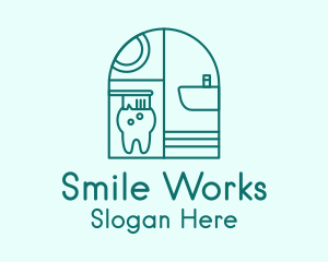 Dental - Toothbrush Dental Tooth logo design