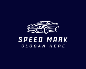 Racing Car Automobile logo design