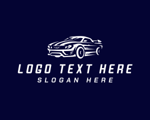 Fast - Racing Car Automobile logo design