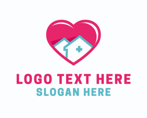 Caregiver - Heart House Care logo design