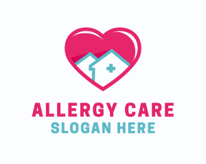 Heart Home Care logo design