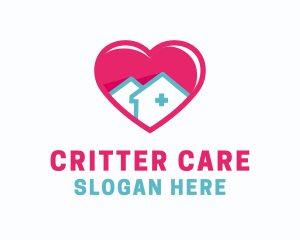 Heart Home Care logo design