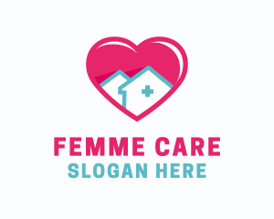 Heart Home Care logo design