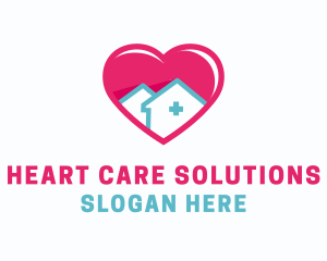 Heart Home Care logo design