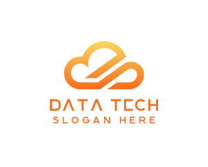 Database - Digital Cloud Tech logo design