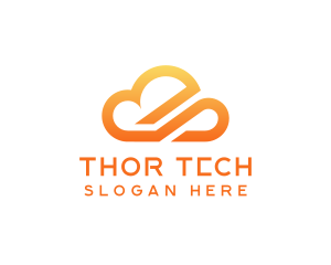 Digital Cloud Tech logo design