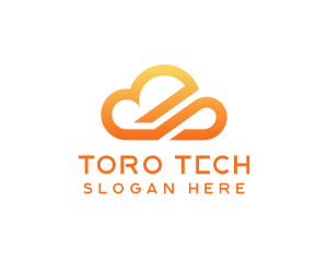 Digital Cloud Tech logo design