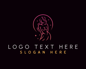 Skincare - Stylish Sexy Woman logo design