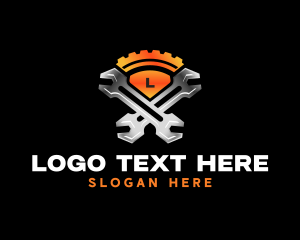 Gear - Wrench Gear Maintenance logo design