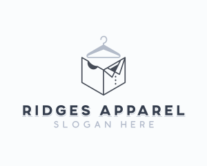 Fashion Clothing Hanger logo design