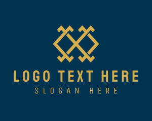 Procurement - Modern Elegant Letter X logo design