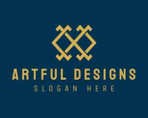 Modern Elegant Letter X  logo design