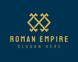 Roman - Modern Elegant Letter X logo design