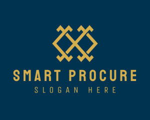 Procurement - Modern Elegant Letter X logo design