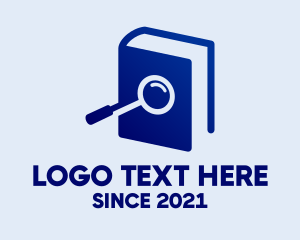 Research - Book Research App logo design