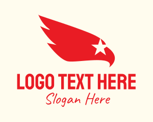 Aerial - Eagle Star Eye logo design