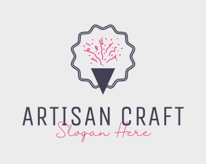 Crafty - Event Party Planner Confetti logo design