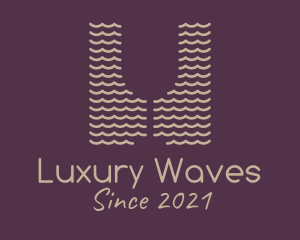 Wine Glass Waves logo design