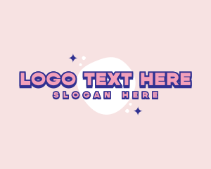 Wordmark - Bubbly Sweet Blob logo design