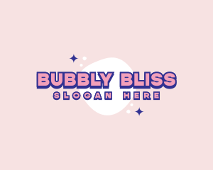 Bubbly Sweet Blob logo design