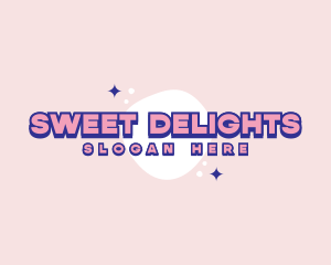 Bubbly Sweet Blob logo design