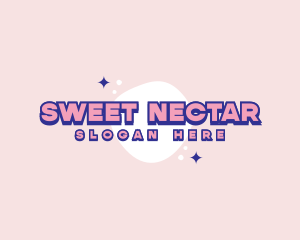 Bubbly Sweet Blob logo design