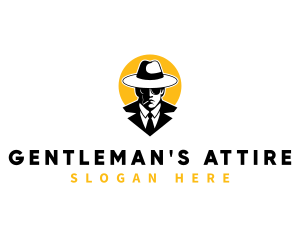 Mysterious Man Detective logo design