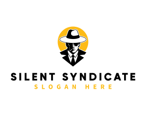 Mobster - Mysterious Man Detective logo design