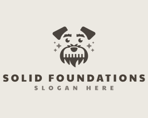 Hound - Dog Comb Grooming logo design