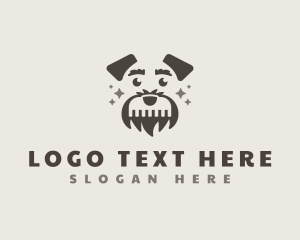 Hound - Dog Comb Grooming logo design