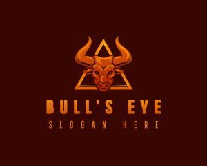 Ranch Horn Bull logo design