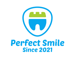 Dentures - Dental Crown Tooth logo design