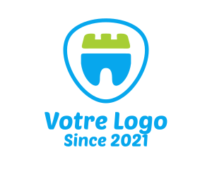 Clinic - Dental Crown Tooth logo design