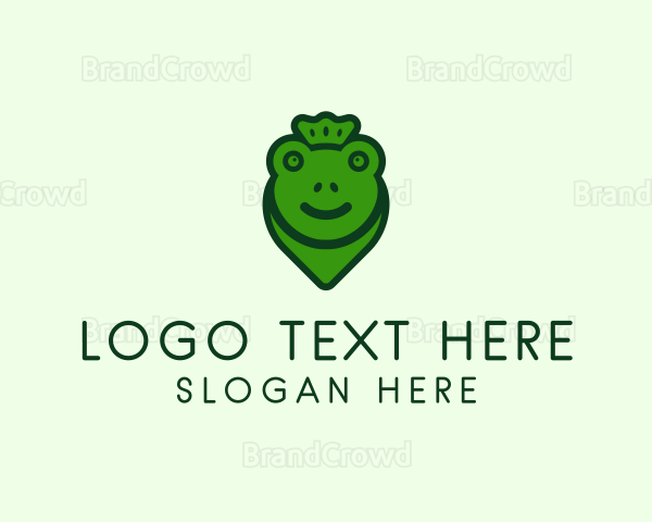 Crown Frog Pin Logo