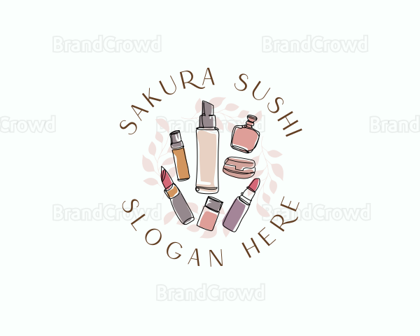 Cosmetics Makeup Salon Logo