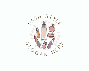 Cosmetics Makeup Salon Logo