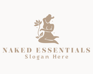 Bare - Woman Flower Spa logo design