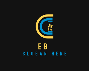 Electric Energy Letter C Logo