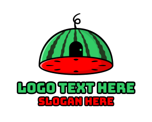 Quencher - Dome Watermelon Door logo design