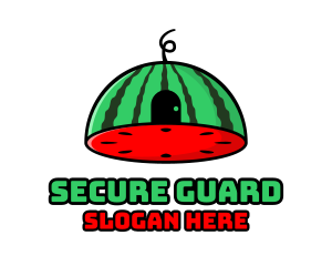 Dessert - Dome Watermelon Door logo design