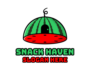 Dome Watermelon Door logo design