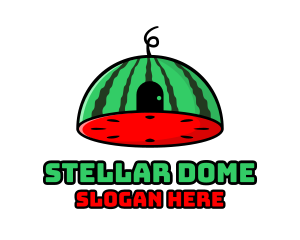 Dome Watermelon Door logo design